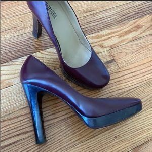 Maroon Michael Kors heels